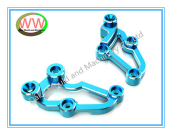 Các bộ phận nhôm 6061 T6 cho trung tâm gia công CNC với anodization cyan